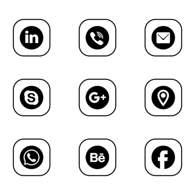 Icono de las redes sociales