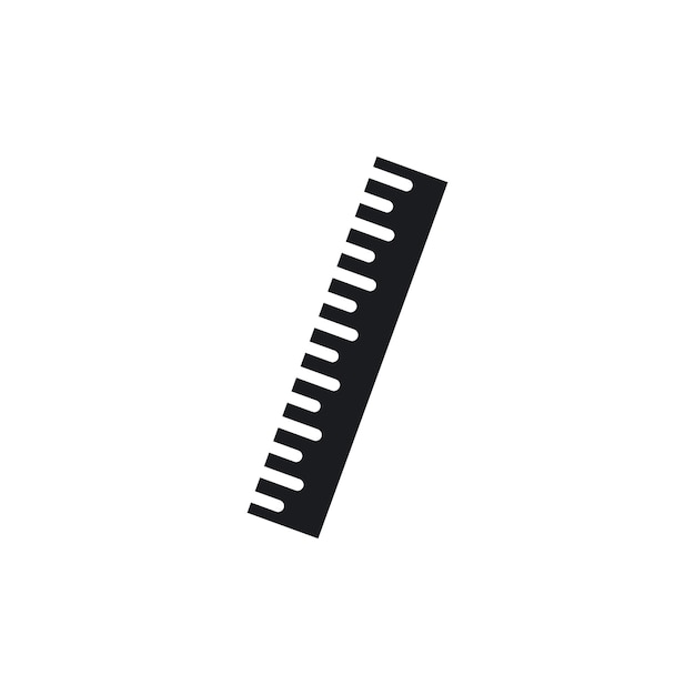 El icono de la regla de la escuela establece el tamaño, la altura, la distancia, el símbolo vectorial de la regla, la medida, la longitud, el signo web, la medida de la escala, el ícono de la regla en estilo negro, lleno y delineado.