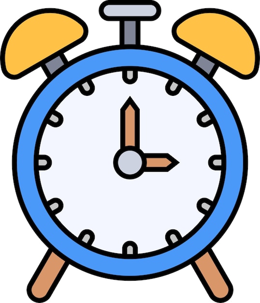 El icono del reloj de alarma