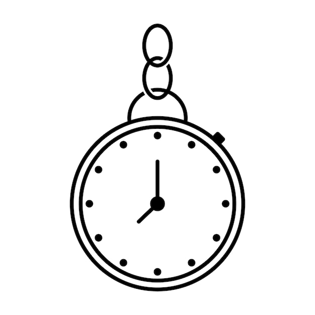Icono de reloj de bolsillo