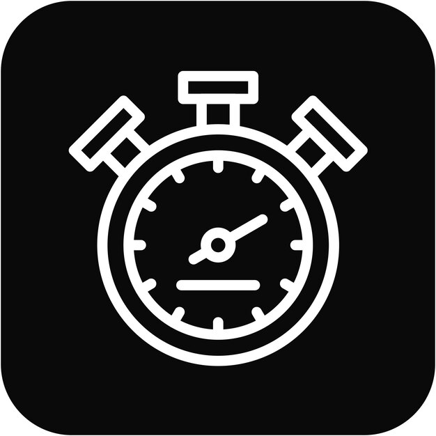 Icono del reloj de carreras