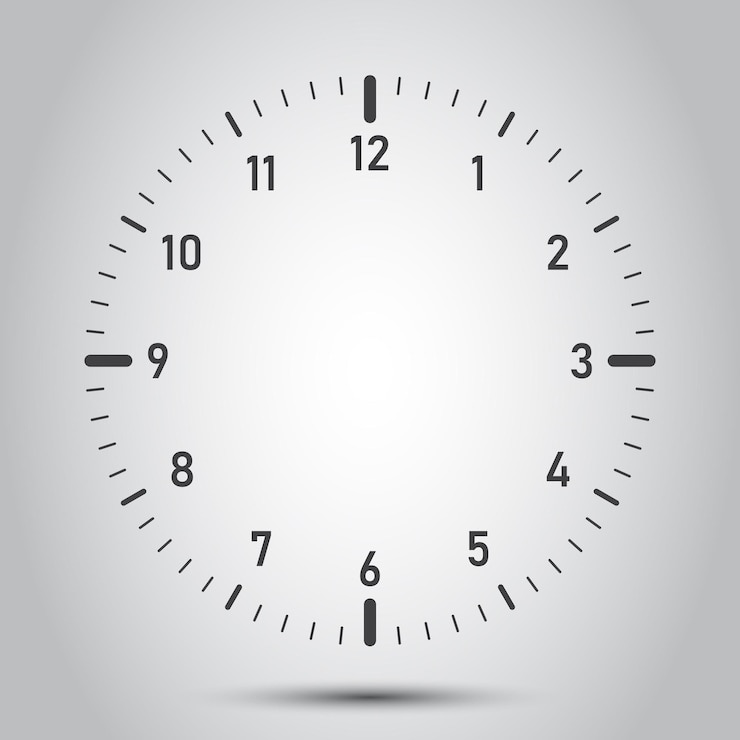 Vector icono de reloj en estilo plano ilustración vectorial de reloj redondo en fondo aislado concepto de negocio de señales de temporizador