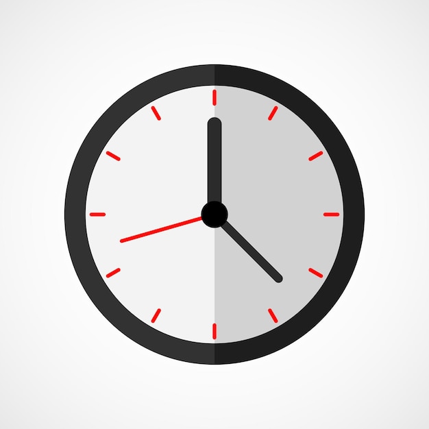 icono de reloj ilustración vectorial
