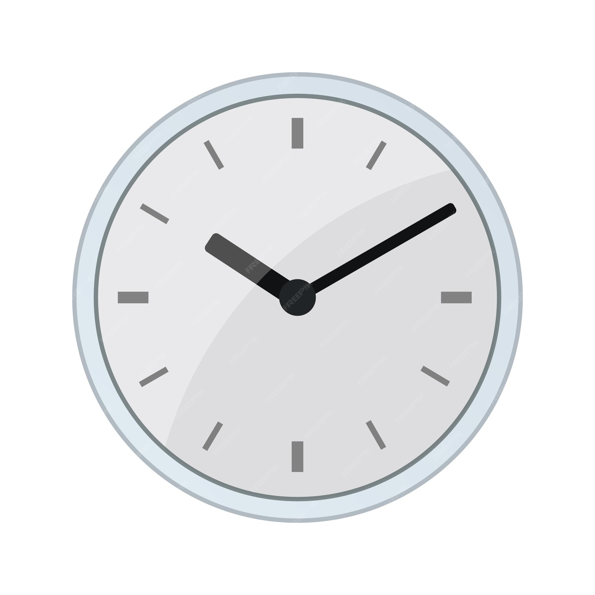 desnudo Una herramienta central que juega un papel importante. taquigrafía Icono de reloj o reloj para web aislado sobre fondo blanco icono de color |  Vector Premium