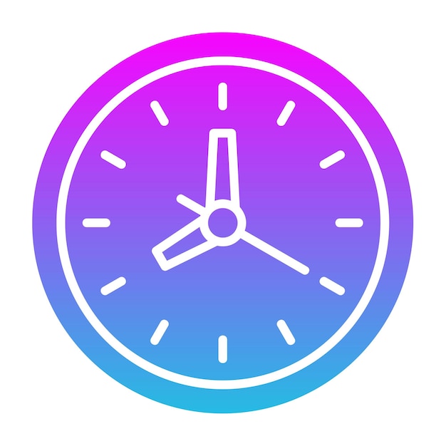 Icono del reloj de pared