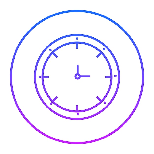 Icono del reloj de pared