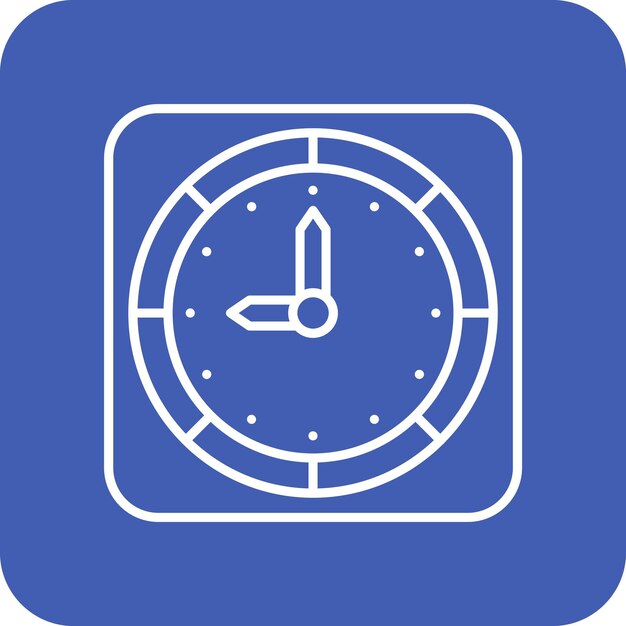 Icono del reloj de pared