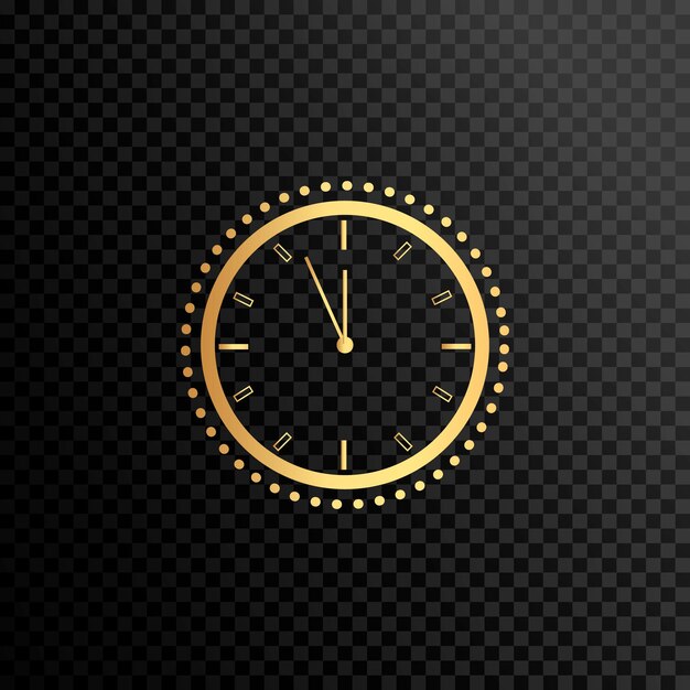 Vector icono de reloj vectorial cita programada concepto de fecha importante ilustración de diseño plano moderno