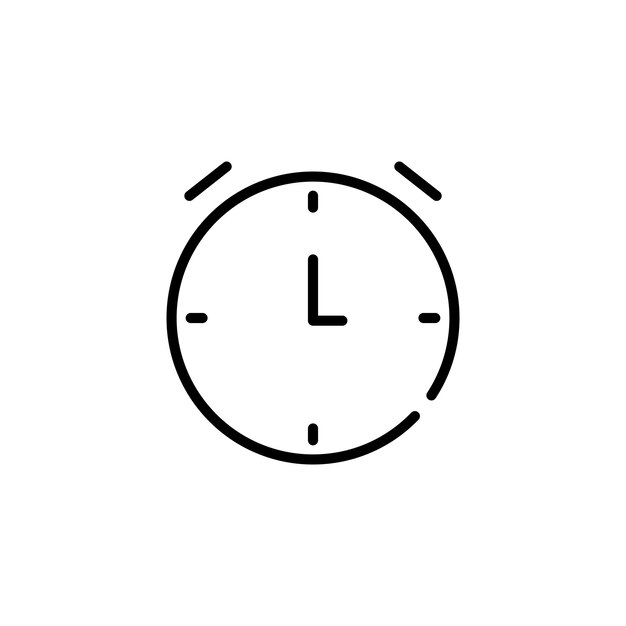 Vector icono del reloj