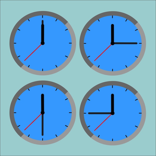 Vector icono del reloj