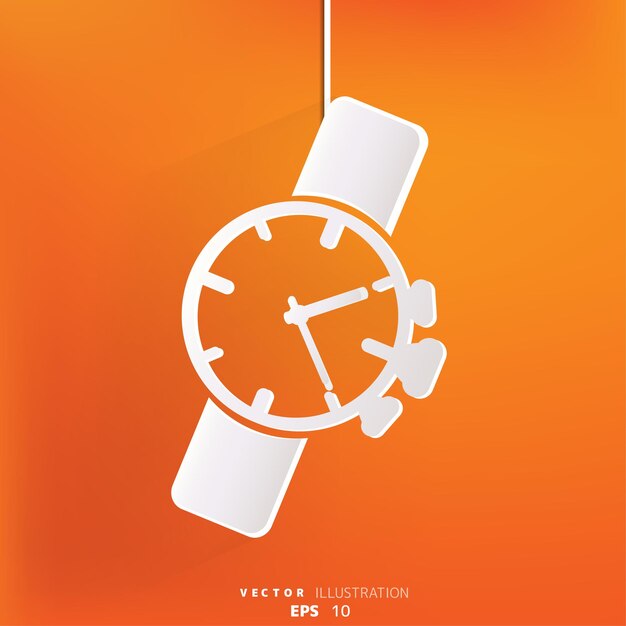 Vector icono del reloj