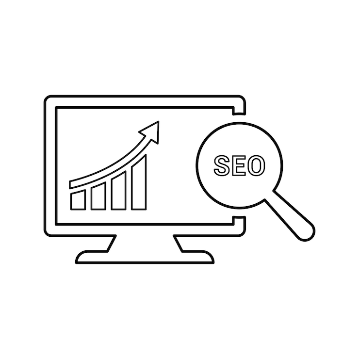 Vector icono de rendimiento seo