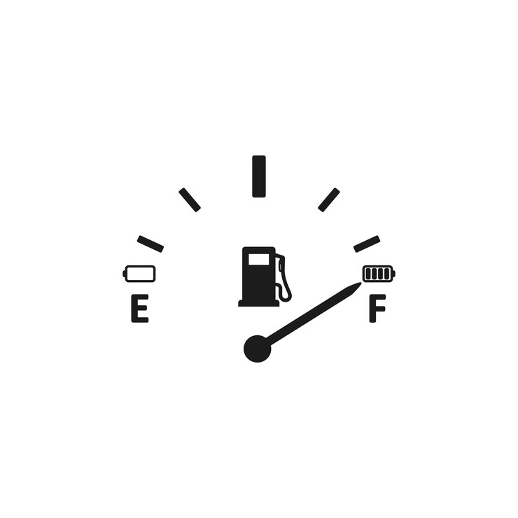 Vector icono de reparación automática de estilo de glifo sólido