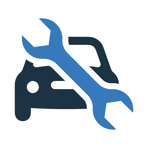 icono de reparación de automóviles de llave inglesa