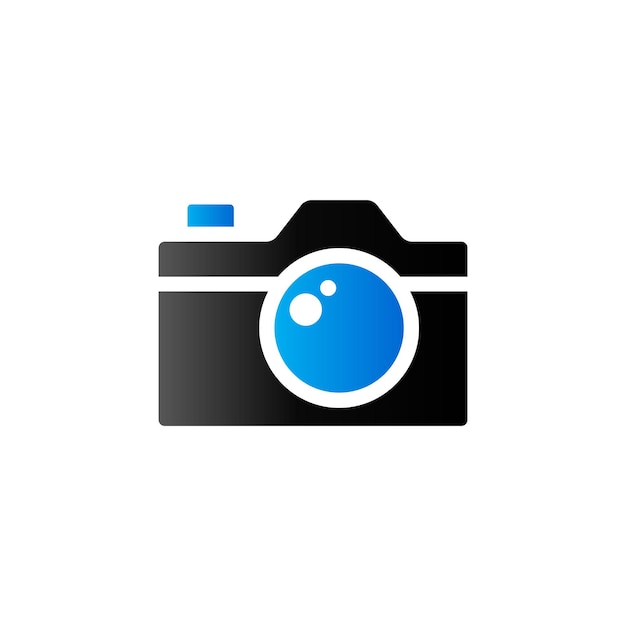 Icono de reparación de la cámara en dos tonos de color Fotografía mantenimiento electrónico