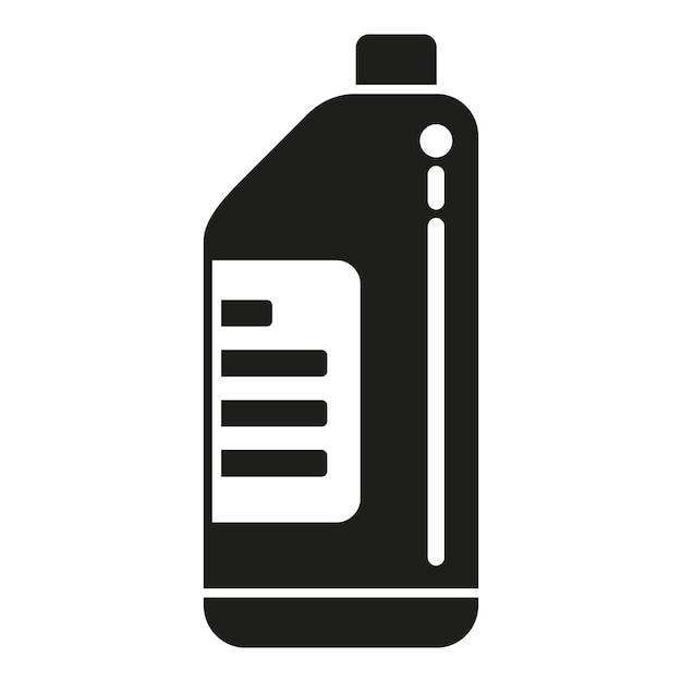 Icono de reparación de la máquina de lavar aceite vector simple Trabajador eléctrico Maestro de limpieza