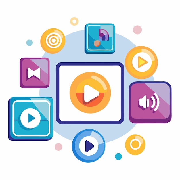 icono de reproductor de medios de comunicación