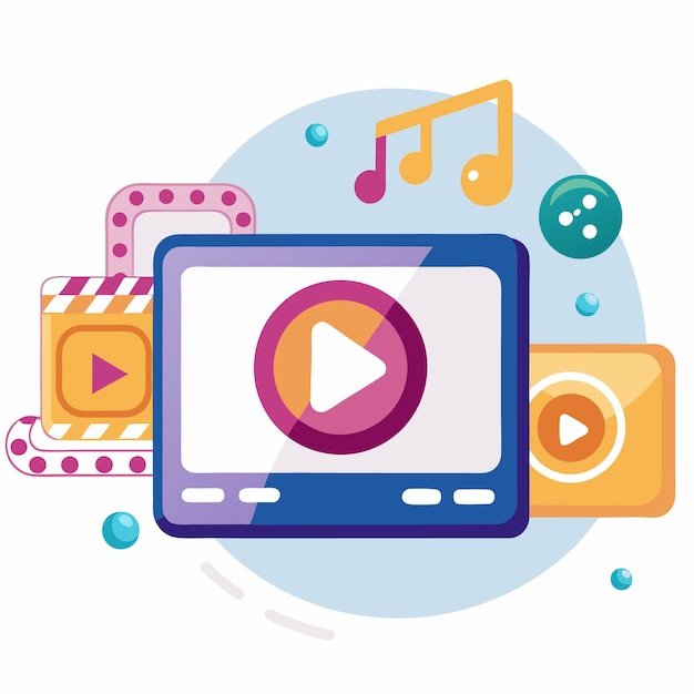 icono de reproductor de medios de comunicación
