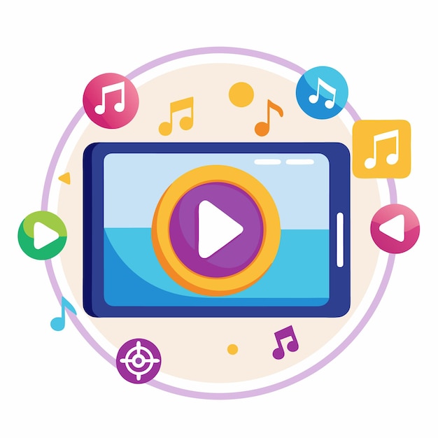 icono de reproductor de medios de comunicación