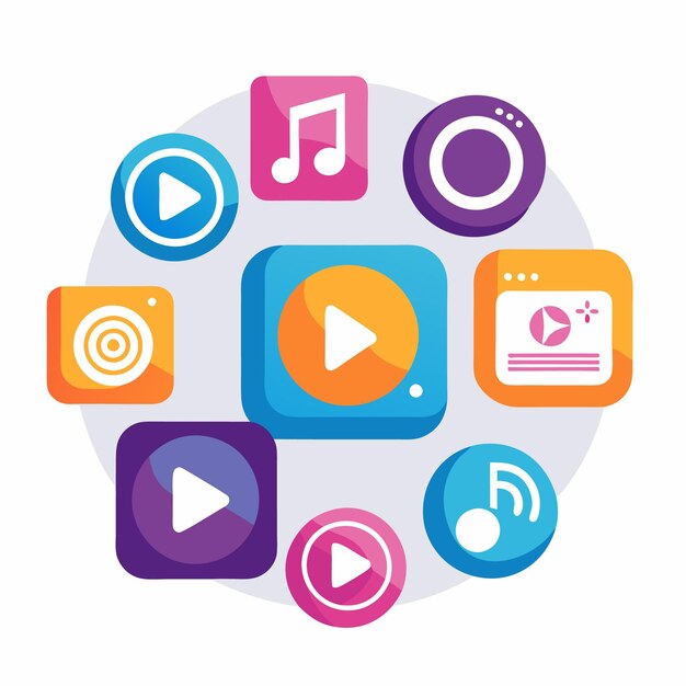 El icono del reproductor de medios