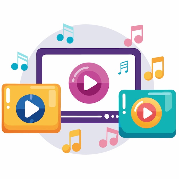 El icono del reproductor de medios