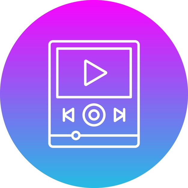 Ícono del reproductor de vídeo
