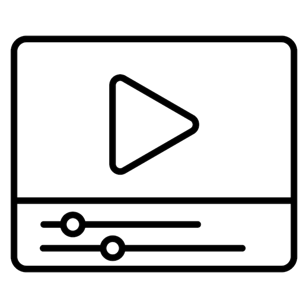 Icono del reproductor de vídeo