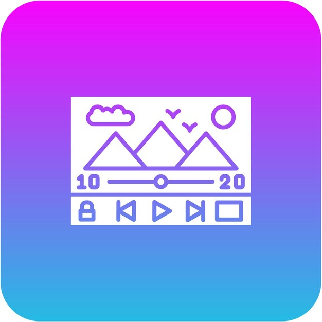 Ícono del reproductor de vídeo