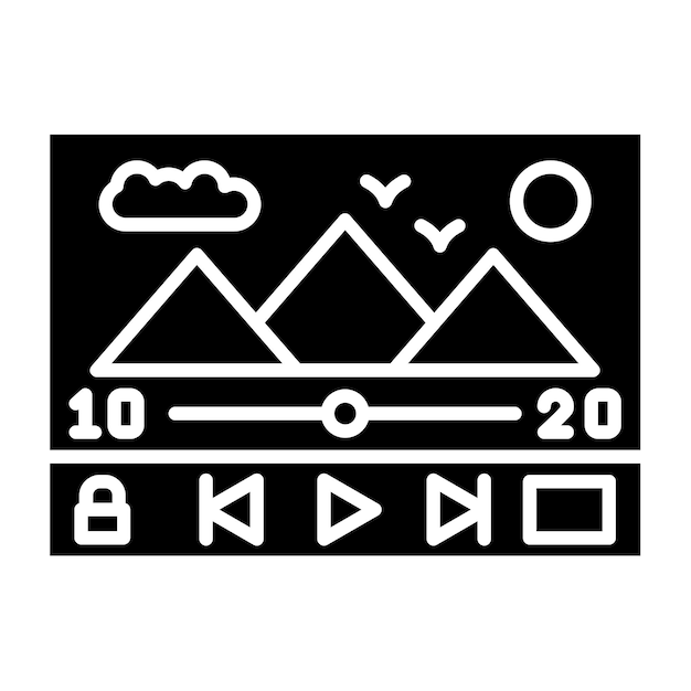 Ícono del reproductor de vídeo