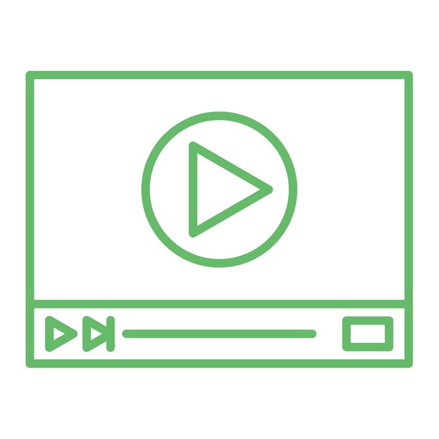 Icono del reproductor de vídeo