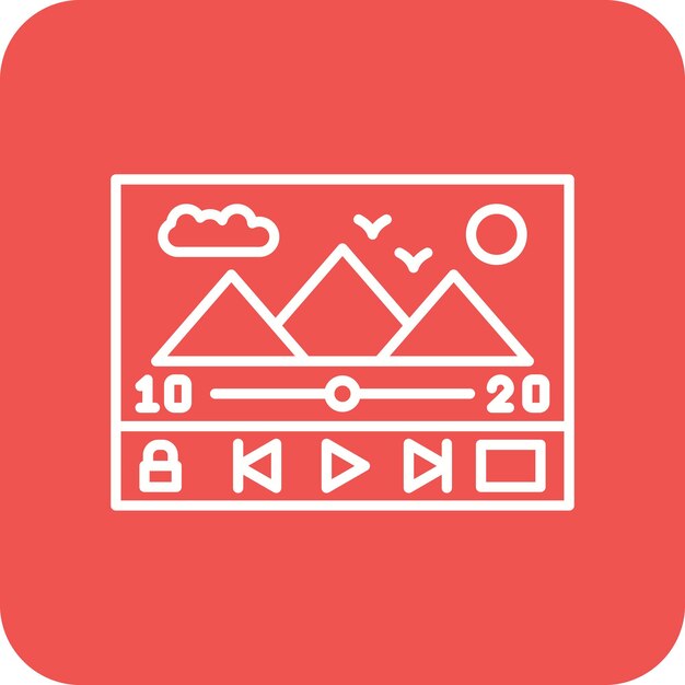 Ícono del reproductor de vídeo