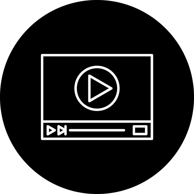 Icono del reproductor de vídeo
