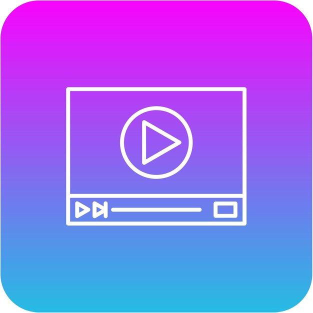 Icono del reproductor de vídeo