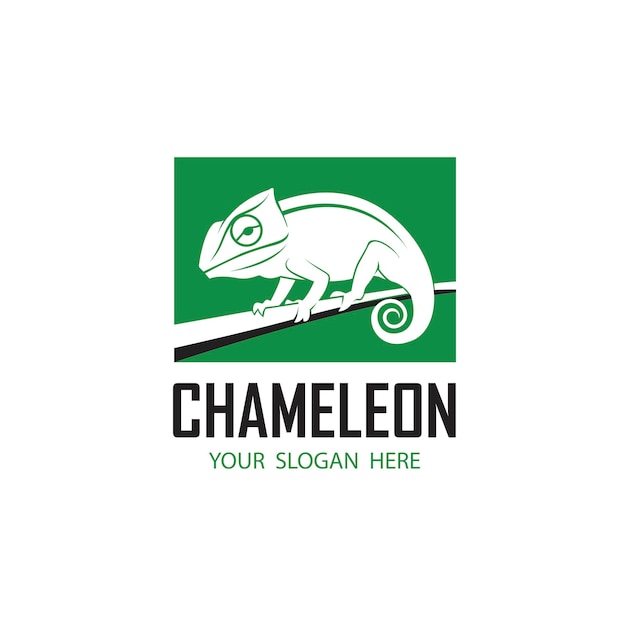 El icono del reptil camaleón