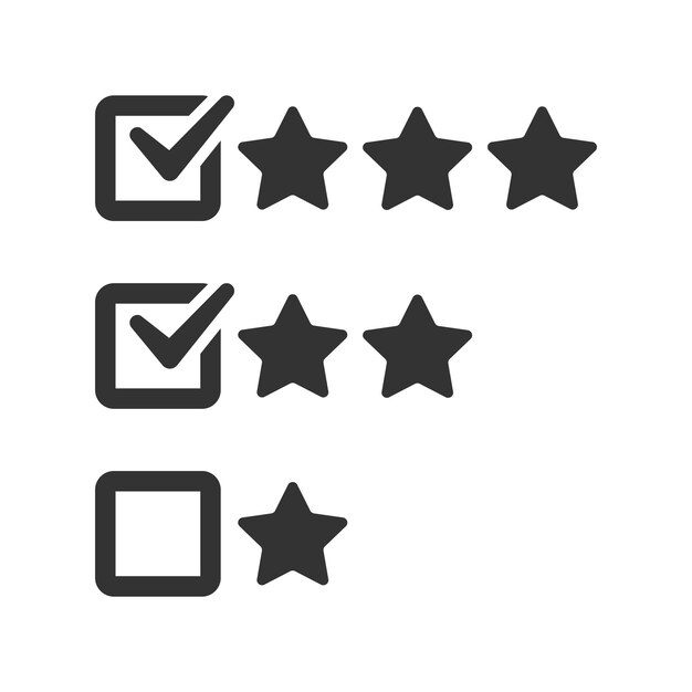 Ícono de reseña del cliente
