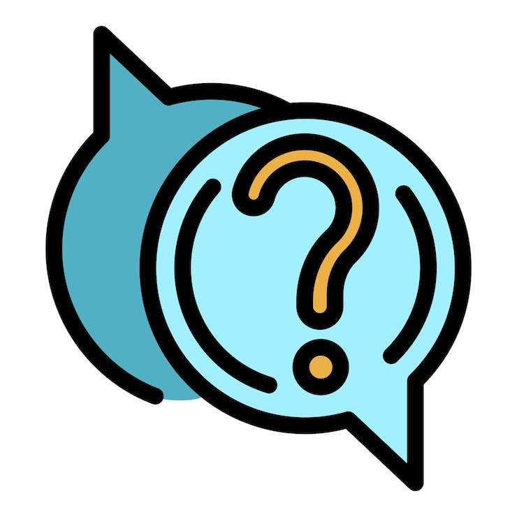 Vector icono de resolución de problemas de chat esbozo de solución de problemas de conversación icono vectorial de color plano aislado