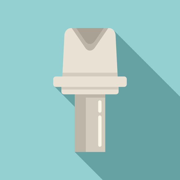 Icono de restauración dental Ilustración plana del icono de vector de restauración dental para diseño web