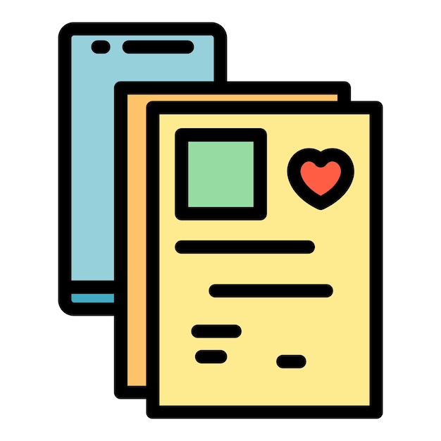 Icono de resultados de salud Contorno de resultados de saúde Icono vectorial de color plano aislado