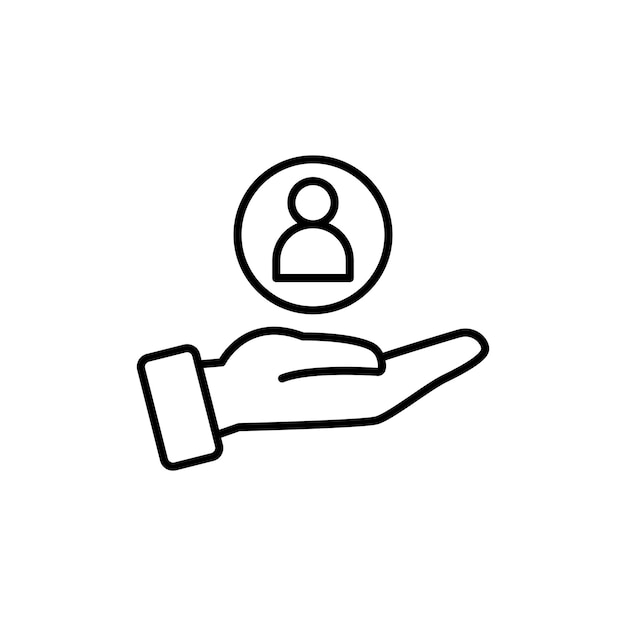 Icono de retención de clientes