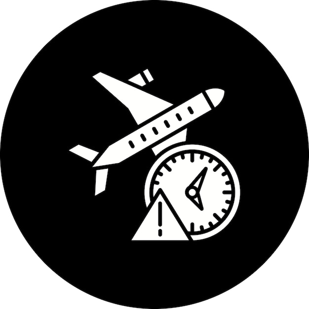 Icono de retraso de vuelo