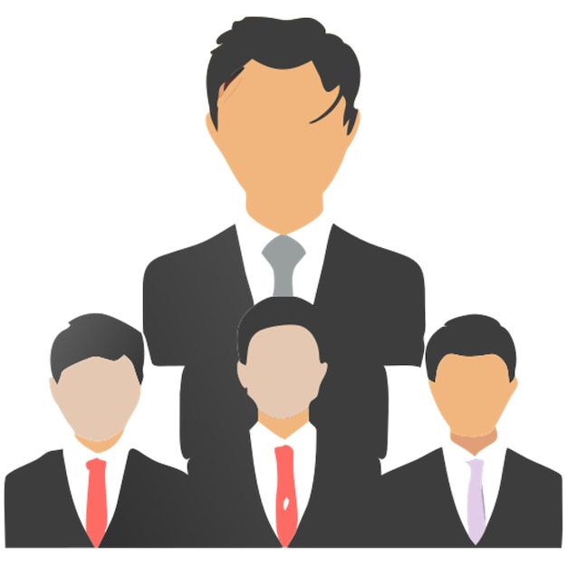Icono de la reunión de empresarios
