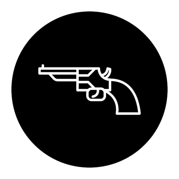 El icono del revólver