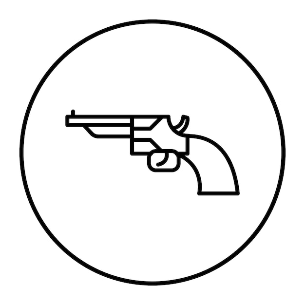 El icono del revólver