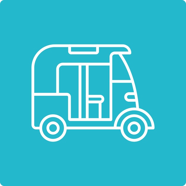 El icono del rickshaw