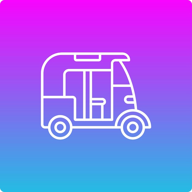 El icono del rickshaw