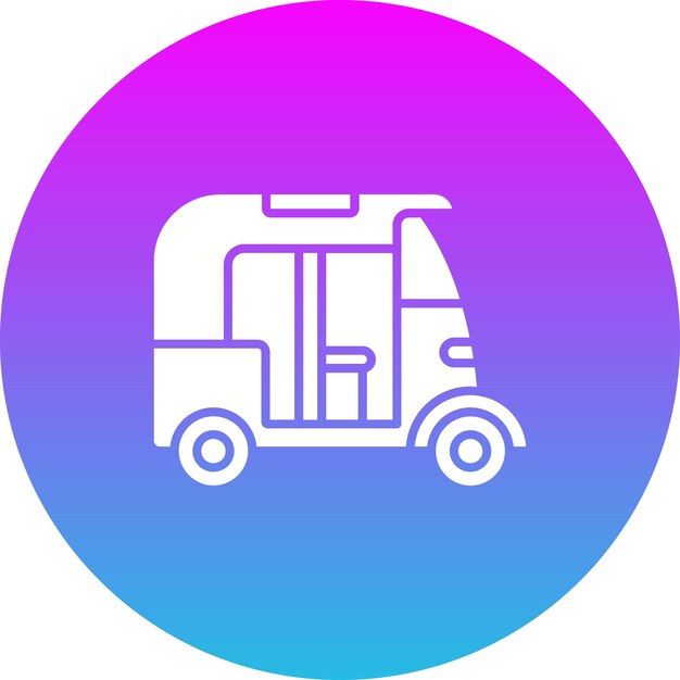 El icono del rickshaw