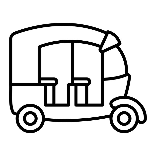 El icono del rickshaw