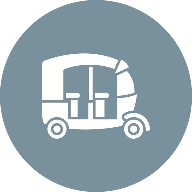 El icono del rickshaw