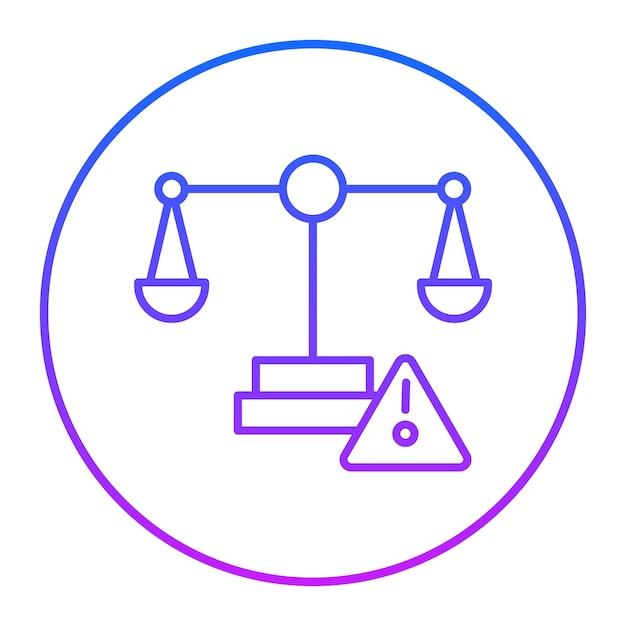 Icono de riesgo legal