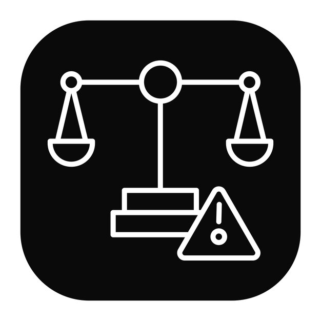 Icono de riesgo legal